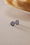 Heliophilia Silver Pendientes de Plata de Ley 925 en Azul Oscuro